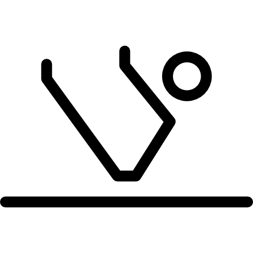 Teaser Posture Pilates Icon
